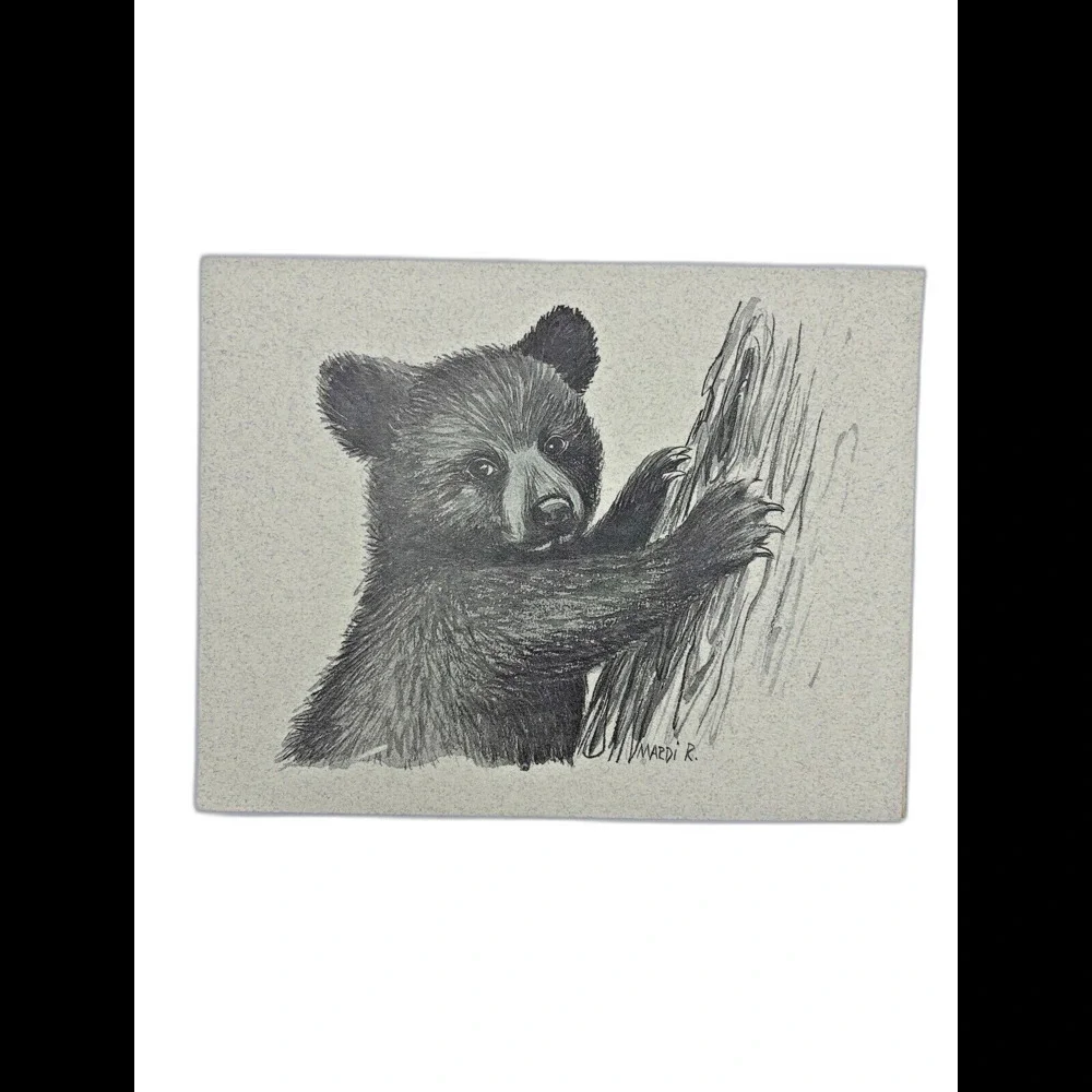 Vtg 1994 Telstar Graphics Note Cards & Envelopes Animals Print Set Of 3 USA